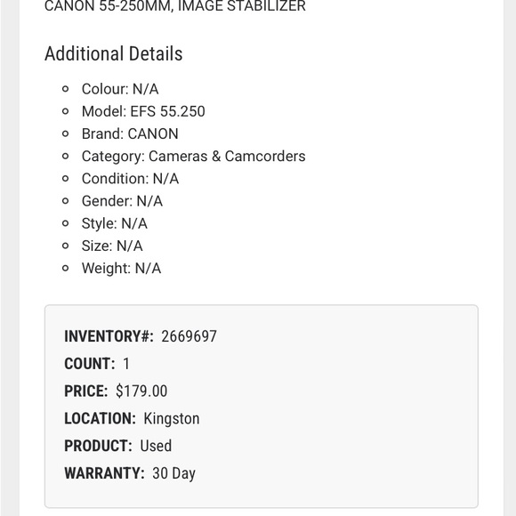 Cannon EOS 700D Camera - Picture 8 of 10